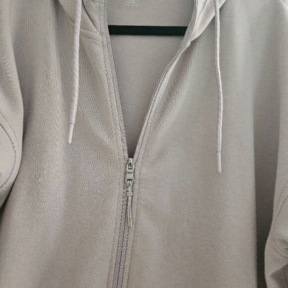 OLD NAVY ACTIVE DYNAMIC FLEECE BREATHABLE WOMEN'S HOODIE w/ZIP & POCKETS - SZ LG - Picture 3 of 5